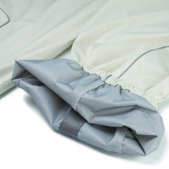 Exquisite 3L Wide Jogger Pants Cream