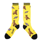 Bear Rb Snowboard Socks Yellow