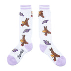 Bear Rb Snowboard Socks White