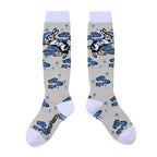 Smoking Rabbit Snowboard Socks Gray