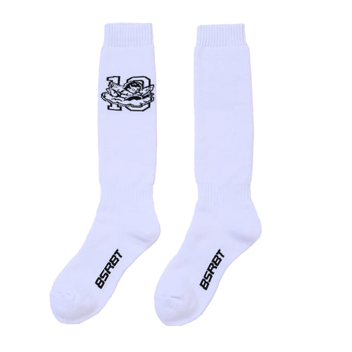 Br 10 Snowboard Socks White