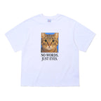 Just Eyes Cat sst White