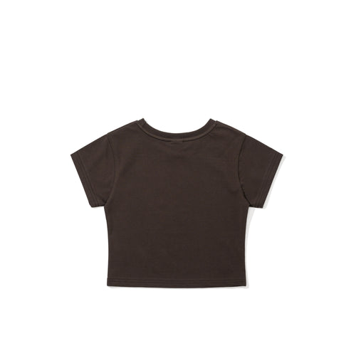 Thumbs Up Bunny Crop sst Brown