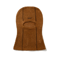 Essential Stitch Knit Balaclava Brown