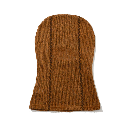 Essential Stitch Knit Balaclava Brown