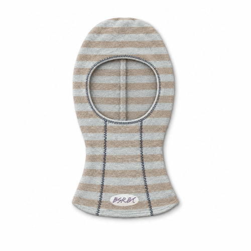 Essential Stitch Narrow Stripe Knit Balaclava Pastel Blue