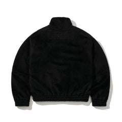 DSXBS Cropped Contrast Wool Bomber Jacket Brown Black