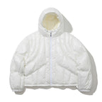 Contour Harness Hood Puffer Jacket White