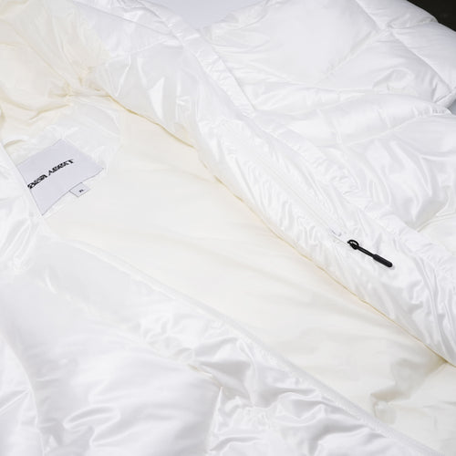 Contour Harness Hood Puffer Jacket White
