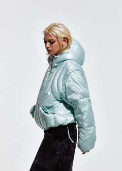 Contour Harness Hood Puffer Jacket Mint