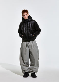 Contour Harness Hood Puffer Jacket Black