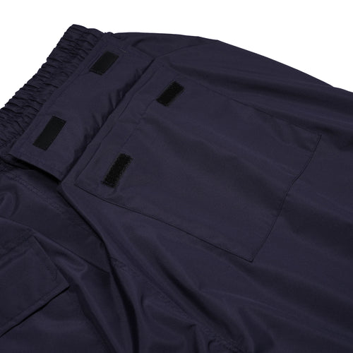 Asymmetric Colorblock Super Wide Jogger Pants Dark Navy
