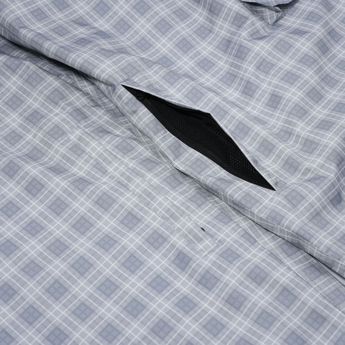 Bsrbt Metal Logo Pocket Super Wide Ventilation Pants Gray Check