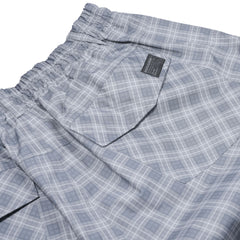 Bsrbt Metal Logo Pocket Super Wide Ventilation Pants Gray Check