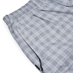 Bsrbt Metal Logo Pocket Super Wide Ventilation Pants Gray Check