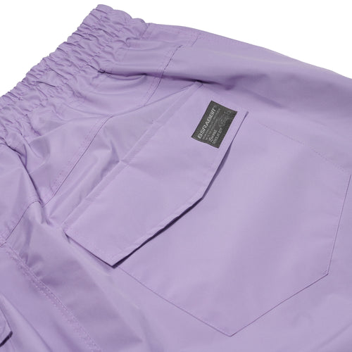 Side Darted Super Wide Jogger Pants Light Purple