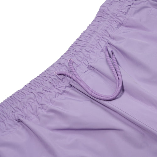 Side Darted Super Wide Jogger Pants Light Purple