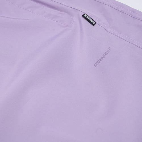 Side Darted Super Wide Jogger Pants Light Purple