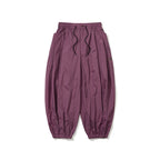 Bsr Puddle New Super Wide Ventilation Jogger Pants Melange Burgundy