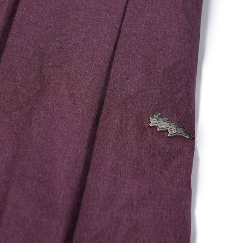 Bsr Puddle New Super Wide Ventilation Jogger Pants Melange Burgundy