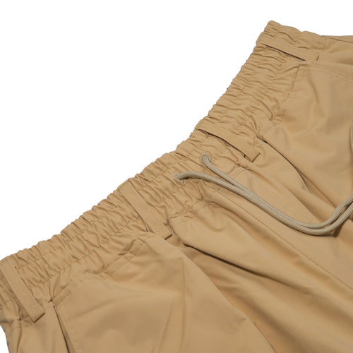 Trippy Rabbit Split Semi Balloon Pants Beige