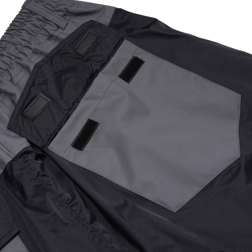 Bsr Offset Panel Super Wide Pants Deep Gray