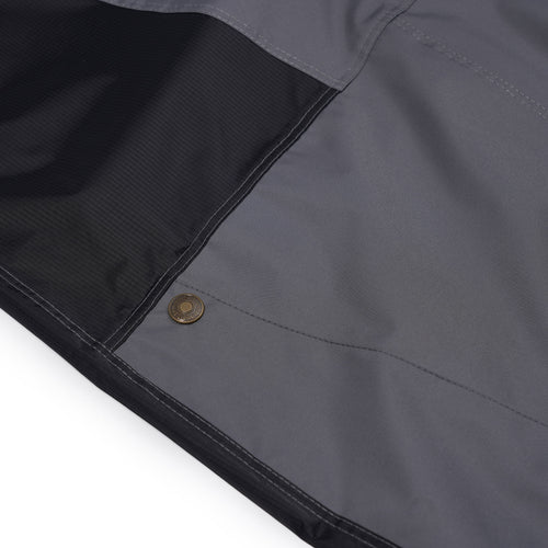 Bsr Offset Panel Super Wide Pants Deep Gray