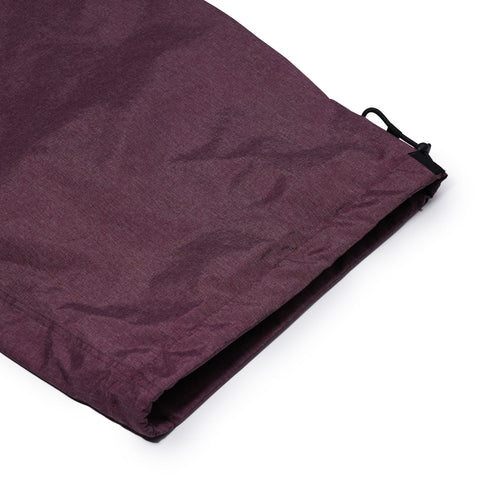 Dot Logo Printed Super Wide Ventilation Pants Melange Burgundy