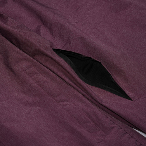 Dot Logo Printed Super Wide Ventilation Pants Melange Burgundy