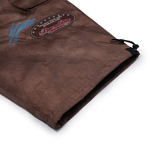 Bsr Badgework Utility Super Wide Ventilation Pants Cocoa
