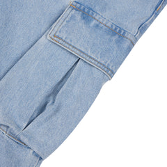 Cargo Loosefit Denim Pants Lightblue