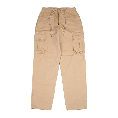 Cargo Loosefit Cotton Pants Beige