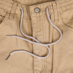 Cargo Loosefit Cotton Pants Beige