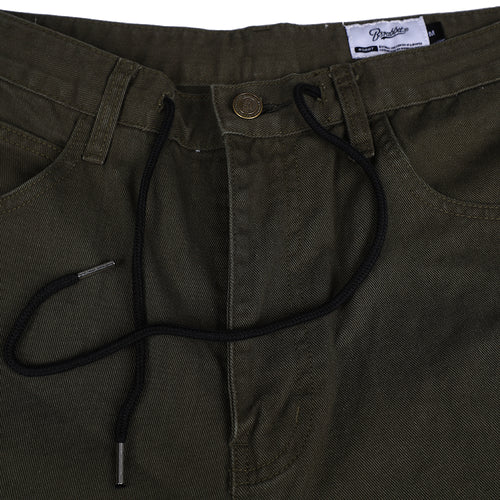 Cargo Loosefit Cotton Pants Khaki