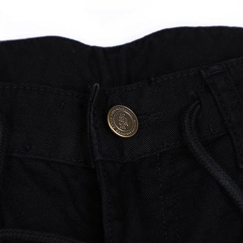 Carpenter Loosefit Cotton Short Pants Black