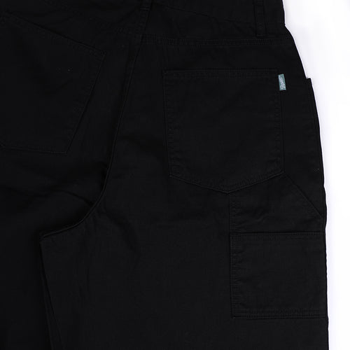 Carpenter Loosefit Cotton Short Pants Black