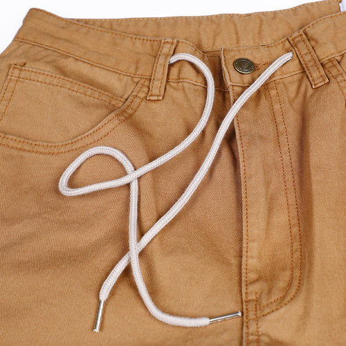 Carpenter Loosefit Cotton Short Pants Camel