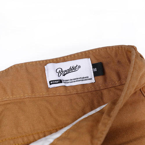 Carpenter Loosefit Cotton Short Pants Camel