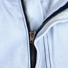 Carpenter Loosefit Denim Short Pants Iceblue