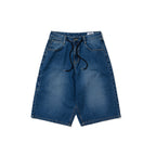 Carpenter Loosefit Denim Short Pants Brush Blue