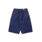Carpenter Loosefit Denim Short Pants Purple