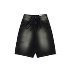 Carpenter Loosefit Denim Short Pants Vintage Black