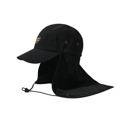 5 Panel Desert Hat Black