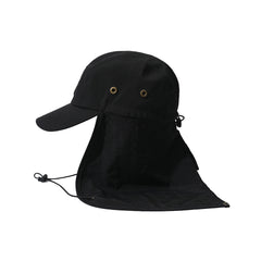 5 Panel Desert Hat Black