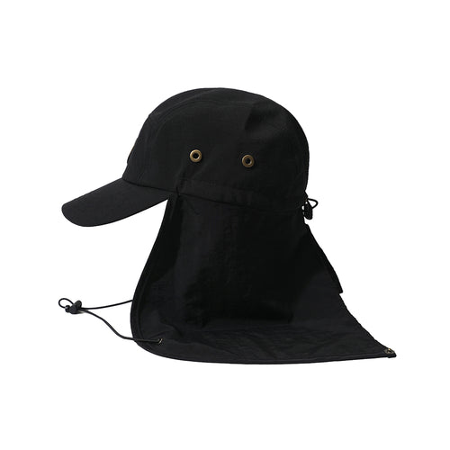 5 Panel Desert Hat Black