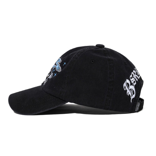 Smoking Rabbit Printed Cap Black