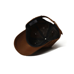 Shiny Wappen Cap Brown