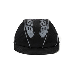 Bsr Mirror Reflective Piped Cap Black