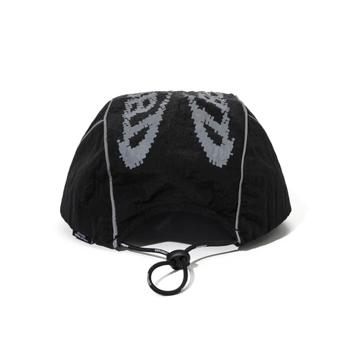 Bsr Mirror Reflective Piped Cap Black