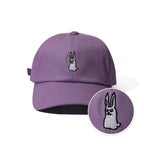 Gr Open Zipper Cap Purple